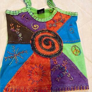 Therapy Vibrant Multicolor Top